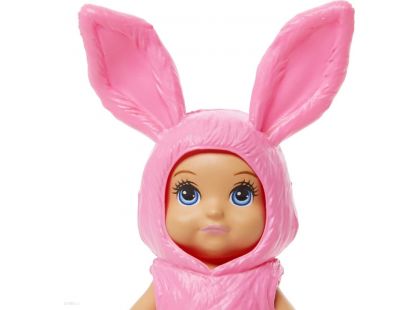 Mattel Barbie miminko v kostýmu GRP01 Růžové