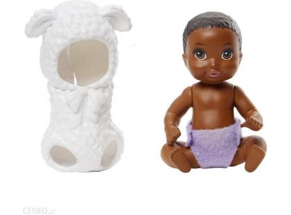 Mattel Barbie miminko v kostýmu GRP04 Černoušek