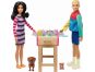 Mattel Barbie mini herní set s mazlíčkem stolní fotbálek GRG77 5