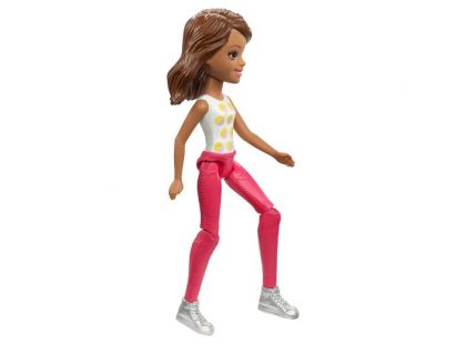 Mattel Barbie Mini panenka červené kalhoty FHV56