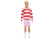 Mattel Barbie model Ken červenobílé proužkované triko