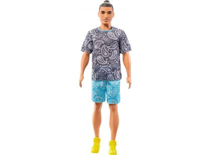 Mattel Barbie model Ken tričko s kašmírovým vzorem 30 cm