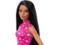 Mattel Barbie modelka - lesklá sukně a růžový top s hvězdami 3