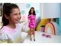 Mattel Barbie modelka - růžové šaty s volánky 5