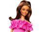 Mattel Barbie modelka - růžové šaty s volánky 3