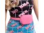 Mattel Barbie modelka černo-modré šaty s ledvinkou 29 cm 5