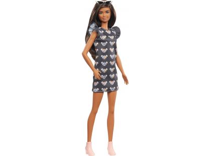Mattel Barbie modelka džínové šaty