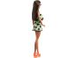 Mattel Barbie modelka limetkové šaty s puntíky 29 cm 3