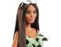 Mattel Barbie modelka limetkové šaty s puntíky 29 cm 4