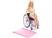 Mattel Barbie modelka na invalidním vozíku v kostkovaném overalu 29 cm