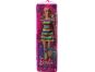 Mattel Barbie modelka proužkované šaty s Volány 29 cm 7