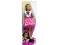 Mattel Barbie modelka růžové kostkované šaty 6