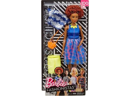 Mattel Barbie modelka s doplňky a oblečky 100