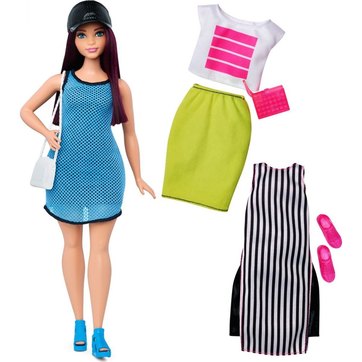 Mattel Barbie modelka s oblečky a doplňky 38