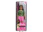 Mattel Barbie modelka tričko s neonovým leopardím vzorem a růžovými 2