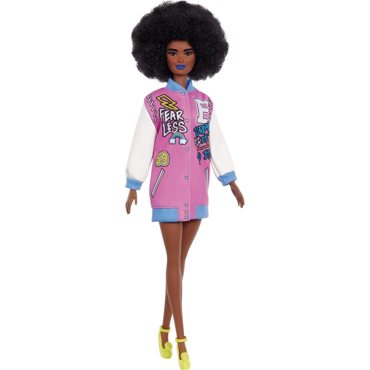 Mattel Barbie modelka v Letterman bundě