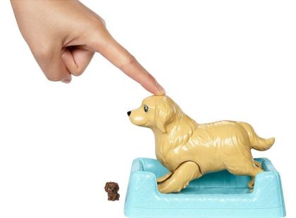 Mattel Barbie narození štěňátek Tmavé vlasy