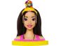 Mattel Barbie neonově duhová česací hlava černovláska 2