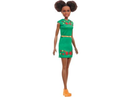 Mattel Barbie Nikki zelené šaty