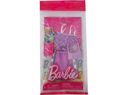 Mattel Barbie obleček s doplňky v praktickém balení HRH37