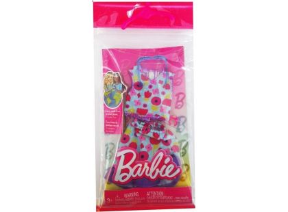 Mattel Barbie obleček s doplňky v praktickém balení HRH39