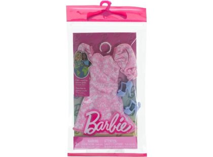 Mattel Barbie obleček s doplňky v praktickém balení HRH40