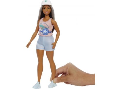 Mattel Barbie obleček s doplňky v praktickém balení Jurský svět GRD46