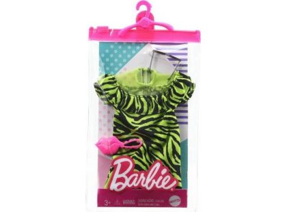 Mattel Barbie obleček 30 cm s doplňky v praktickém balení Šaty GRC05