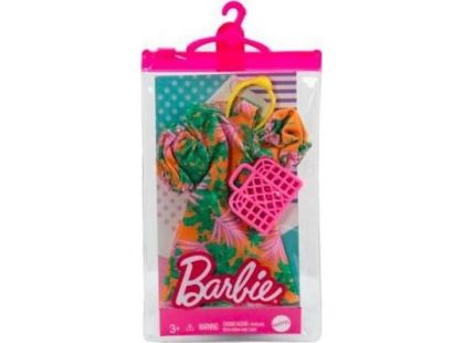 Mattel Barbie obleček 30 cm s doplňky v praktickém balení šaty HBV32