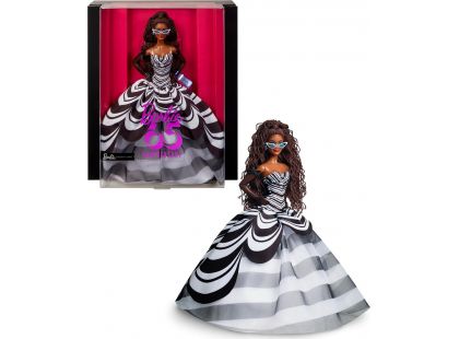 Mattel Barbie panenka 65. výročí černovláska