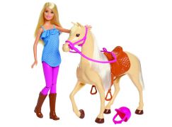 Mattel Barbie panenka s koněm