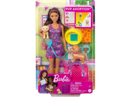 Mattel Barbie panenka s pejsky