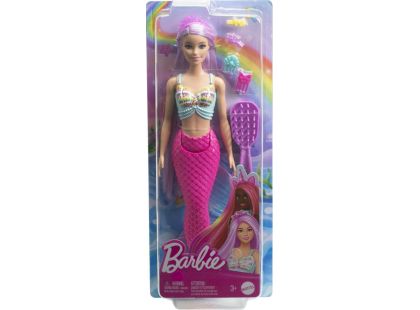 Mattel Barbie pohádková panenka s dlouhými vlasy - mořská panna