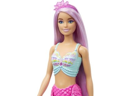 Mattel Barbie pohádková panenka s dlouhými vlasy - mořská panna