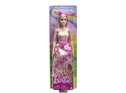 Mattel Barbie pohádková princezna růžová