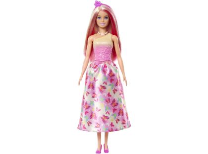Mattel Barbie pohádková princezna růžová