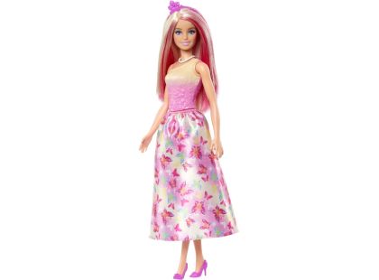 Mattel Barbie pohádková princezna růžová