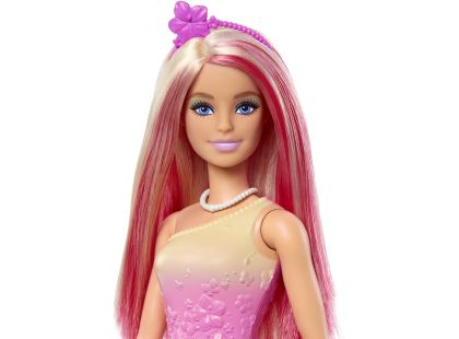 Mattel Barbie pohádková princezna růžová