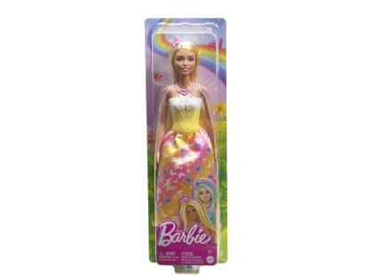 Mattel Barbie pohádková princezna žlutorůžová