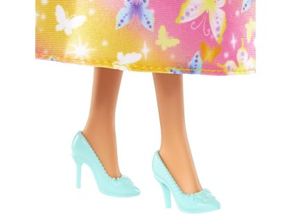 Mattel Barbie pohádková princezna žlutorůžová