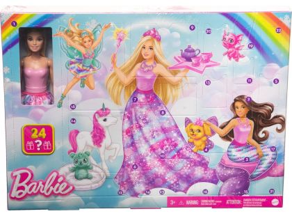 Mattel Barbie Pohádkový Adventní kalendář 2023