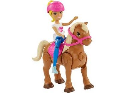 Mattel Barbie Pony a panenka Světle hnědý FHV63