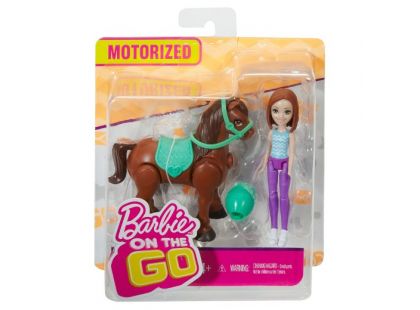 Mattel Barbie Pony a panenka Tmavě hnědý FHV62