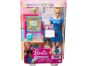 Mattel Barbie povolání herní set s panenkou učitelka v modrých šatech 6
