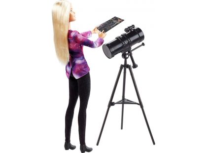 Mattel Barbie povolání National Geographic panenka astrofyzička a dalekohled