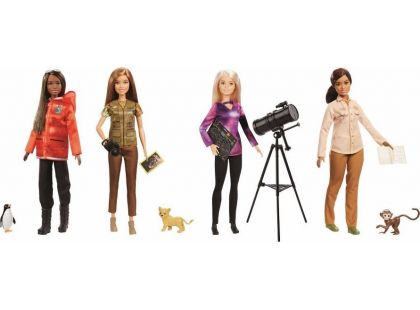 Mattel Barbie povolání National Geographic panenka astrofyzička a dalekohled