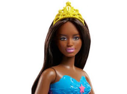 Mattel Barbie Princezna černoška duhová