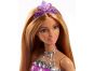 Mattel Barbie Princezna Hnědé vlasy fialová 2