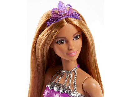 Mattel Barbie Princezna Hnědé vlasy fialová