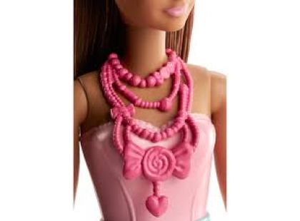 Mattel Barbie Princezna hnědé vlasy žlutá